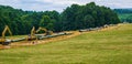 Mountain Valley Pipeline Using Heavy Construction Equipment - 2 Royalty Free Stock Photo